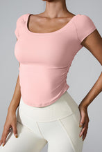 Load image into Gallery viewer, Round Neck Short Sleeve Active T-Shirt