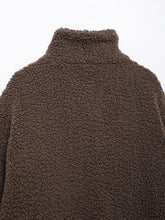 Load image into Gallery viewer, Zip Up Turtleneck Long Sleeve Plush Jacket