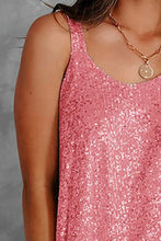Load image into Gallery viewer, Sequin Scoop Neck Tank