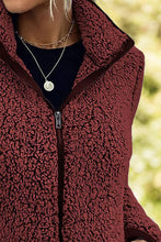 Load image into Gallery viewer, Pocketed Zip Up Turtleneck Jacket