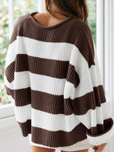 Load image into Gallery viewer, Round Neck Long Sleeve Sweater