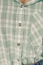 Load image into Gallery viewer, Drawstring Button Up Hooded Jacket