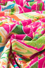 Load image into Gallery viewer, Printed Round Neck Half Sleeve Blouse