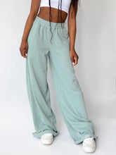 Load image into Gallery viewer, Elastic Waist Wide Leg Pants