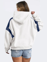 Load image into Gallery viewer, Contrast Dropped Shoulder Long Sleeve Hoodie