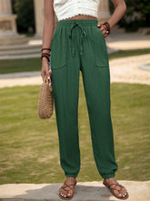 Load image into Gallery viewer, Textured High Waist Joggers