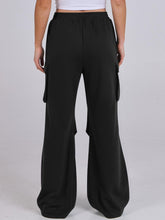 Load image into Gallery viewer, Elastic Waist Wide Leg Pants with Pockets