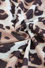 Load image into Gallery viewer, Plus Size Leopard Round Neck Blouse