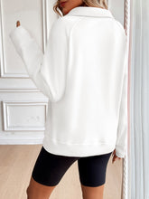 Load image into Gallery viewer, Ivy Lane Half Zip Raglan Sleeve Sweatshirt