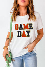 Load image into Gallery viewer, GAME DAY Round Neck Short Sleeve T-Shirt