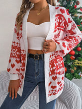 Load image into Gallery viewer, Pocketed Open Front Long Sleeve Cardigan