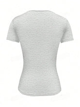 Load image into Gallery viewer, Round Neck Short Sleeve T-Shirt