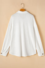Load image into Gallery viewer, Plus Size Button Up Long Sleeve Jacket