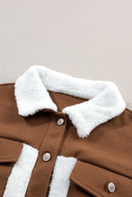 Load image into Gallery viewer, Corduroy Contrast Patchwork Fuzzy Jacket