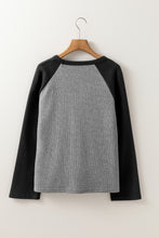 Load image into Gallery viewer, Star Round Neck Raglan Sleeve Top
