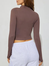 Load image into Gallery viewer, Zip Up Long Sleeve Active Outerwear