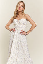 Load image into Gallery viewer, ADORA Smocked Floral Sweetheart Neck Cami Dress
