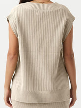 Load image into Gallery viewer, Mandy Ribbed V-Neck Sweater Vest