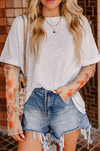 Load image into Gallery viewer, Faux Two Piece Floral Long Sleeve Patchwork Top