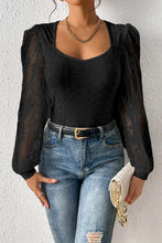 Load image into Gallery viewer, Eyelet Lace Long Sleeve Bodysuit