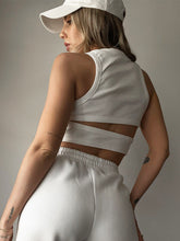 Load image into Gallery viewer, Cutout Round Neck Tank