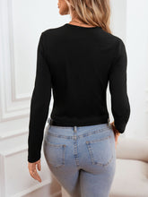 Load image into Gallery viewer, Round Neck Long Sleeve T-Shirt
