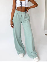 Load image into Gallery viewer, Elastic Waist Wide Leg Pants