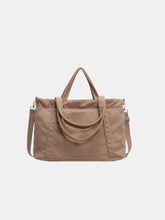 Load image into Gallery viewer, Corduroy Solid Large Tote Bag