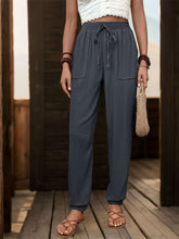 Load image into Gallery viewer, Textured High Waist Joggers