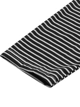 Load image into Gallery viewer, Full Size Striped Quarter Button Long Sleeve T-Shirt