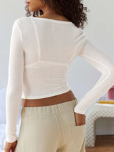 Load image into Gallery viewer, Notched Long Sleeve T-Shirt