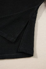 Load image into Gallery viewer, Side Slit V-Neck Long Sleeve Top