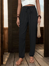 Load image into Gallery viewer, Textured High Waist Joggers