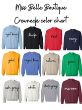 Load image into Gallery viewer, Basketball Game Day Sweatshirt, Your Choice of Color