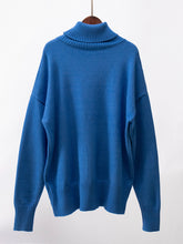 Load image into Gallery viewer, Turtleneck Long Sleeve Sweater