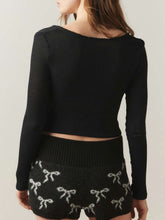 Load image into Gallery viewer, Notched Long Sleeve T-Shirt