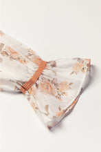 Load image into Gallery viewer, Cable Knit Round Neck Flounce Sleeve Sweater