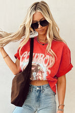 Load image into Gallery viewer, COWBOY Round Neck Short Sleeve T-Shirt