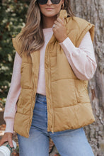 Load image into Gallery viewer, Zip Up Vest Coat with Pockets