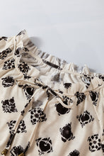 Load image into Gallery viewer, Printed Tie Neck Long Sleeve Blouse