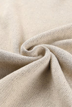 Load image into Gallery viewer, Slit Leopard Mock Neck Dropped Shoulder Sweater