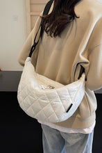 Load image into Gallery viewer, Quilted Adjustable Strap Crossbody Bag