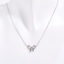 Load image into Gallery viewer, Titanium Steel Bow Pendant Necklace