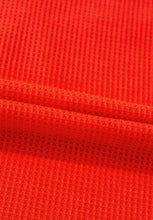 Load image into Gallery viewer, Studded Waffle-Knit V-Neck Long Sleeve Top