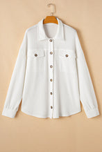 Load image into Gallery viewer, Plus Size Button Up Long Sleeve Jacket