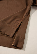 Load image into Gallery viewer, Side Slit Round Neck Long Sleeve Top and Pants Set