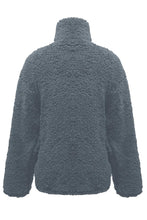 Load image into Gallery viewer, Fuzzy Turtleneck Long Sleeve Sweatshirt