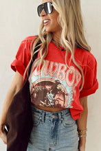 Load image into Gallery viewer, COWBOY Round Neck Short Sleeve T-Shirt
