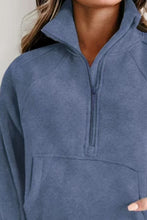Load image into Gallery viewer, Half Zip Long Sleeve Sweatshirt