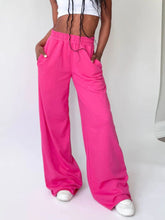 Load image into Gallery viewer, Elastic Waist Wide Leg Pants